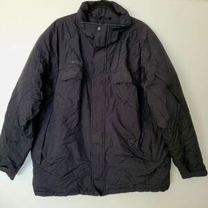 COLUMBIA Mens Jacket Black XL Hiking Ski Snow Winter